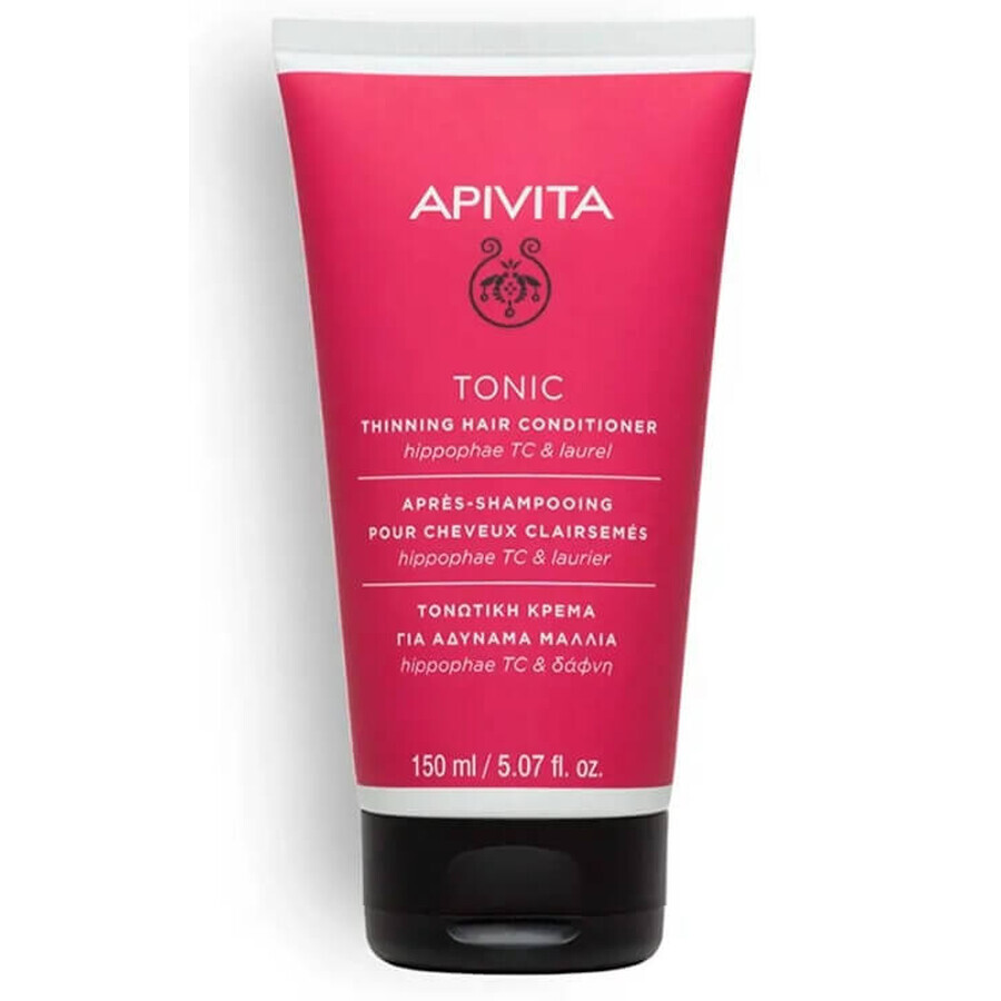 Apivita Tonic, Balsamo rinforzante per capelli spenti e sfibrati, 150 ml