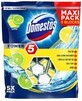 Domestos Power 5, WC-Halterungen Kalk, 5 St&#252;ck