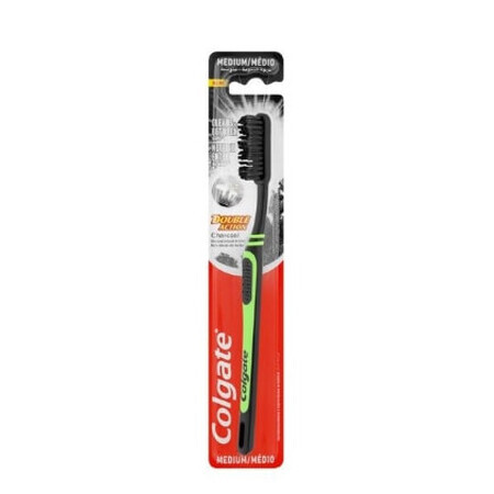 Colgate, Charcoal Double, Zahnbürste, 1 Stück