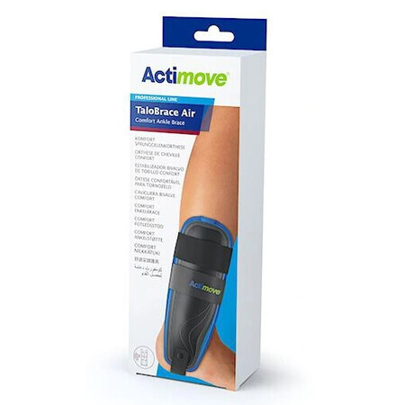 Actimove Knöchel-Armband Schwarz Rechts Größe L/XL