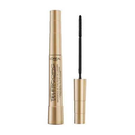 L'Oréal Paris Máscara de Pestañas Telescópica Oro Clásico 01 Noir 8ml