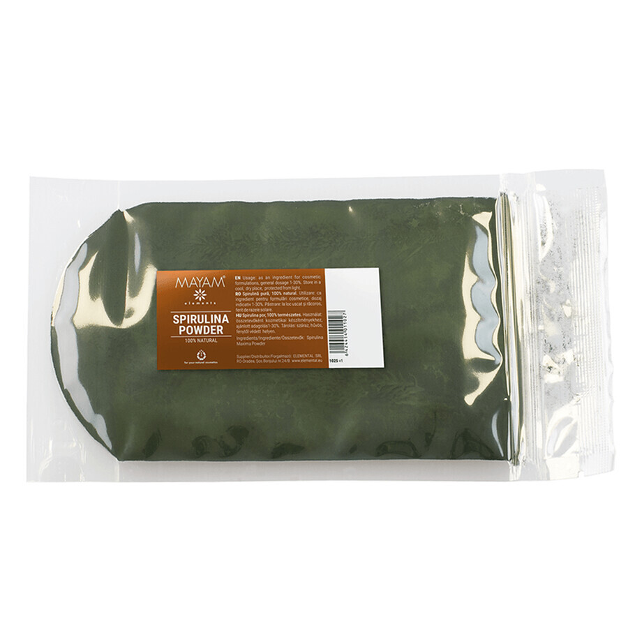 Spirulina pura M-1025, 50 gr, Mayam