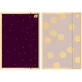 A4-Mappe mit Gummizug, Satin Gold 3