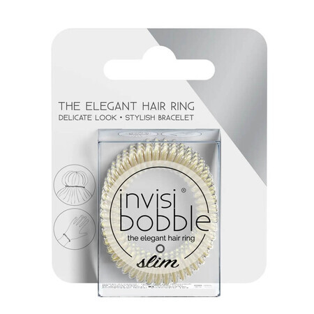 Invisibobble Slim Wax Erasers Stay Gold, 3 pieces