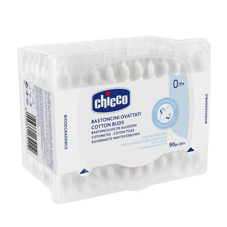 Chicco EarSticks 0m+, 90 pieces