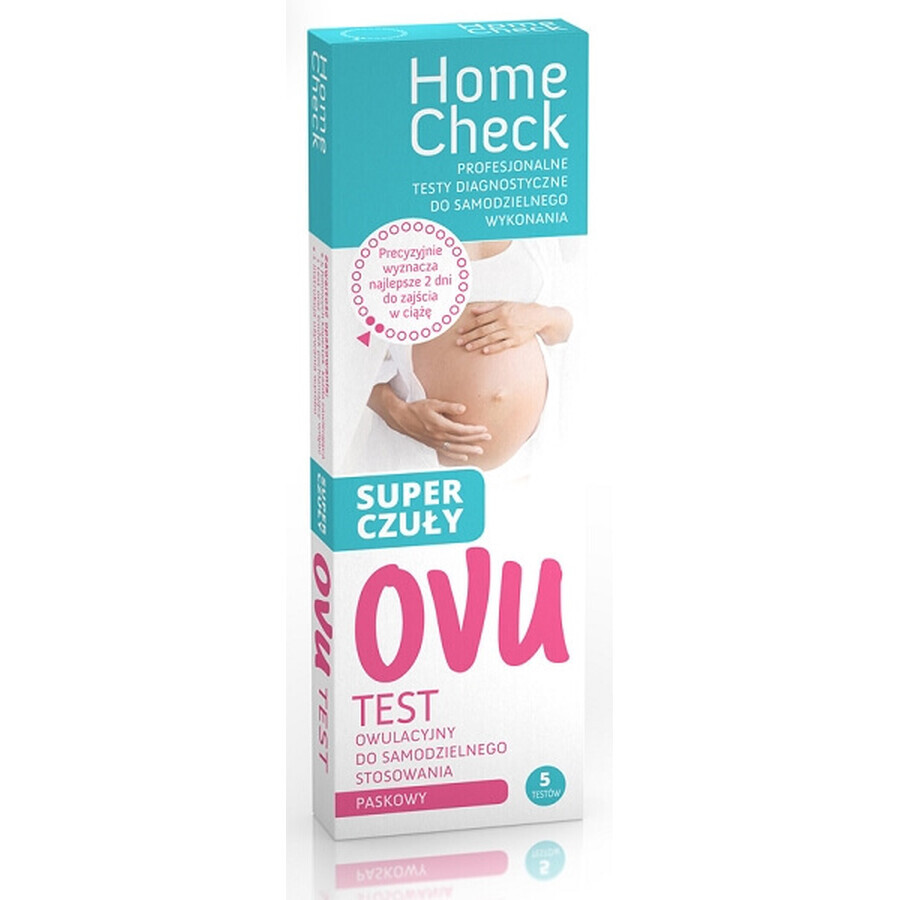 Ovulationstest Ov Ov Ovulationstest, LH super-sensitiv, Streifentest, 5 Einheiten - Long Term!