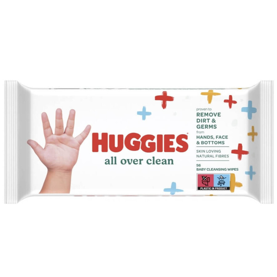 Huggies, Tutto pulito, salviette, 56 pezzi