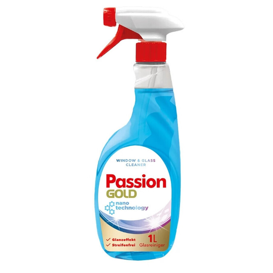 Passion Gold Glasreiniger blau, 1 Liter