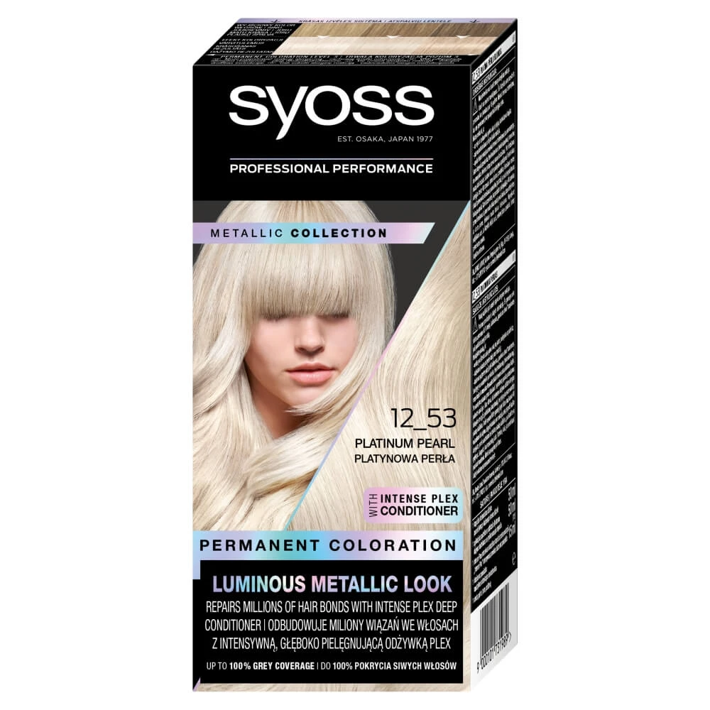 Syoss Permanentes Färbewachs Farbe 12-53 Platin-Birne