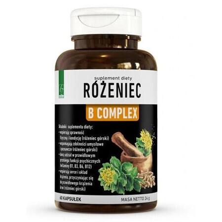 Rhodiola B Complex, 60 capsules