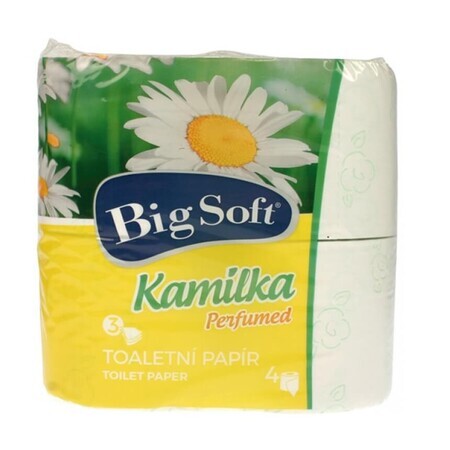 Kamilka, Big Soft, 3-lagiges Toilettenpapier, 4x160 Stück