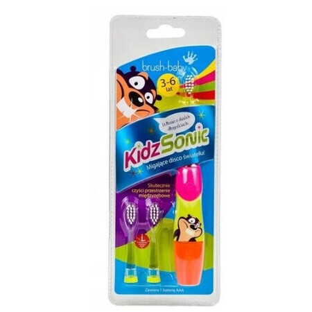 Brosse à dents sonique Sonic Brush-Baby Kidz 3-6 ans