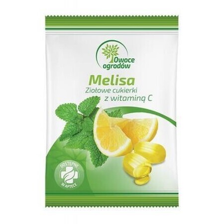 Owoce Ogrody Ogrody Zio caramelle alla melissa con vitamina C 60g