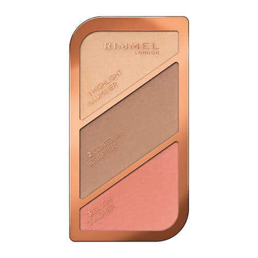 Rimmel Kate Face Contouring Palette 002 Coral Glow, 18,5g