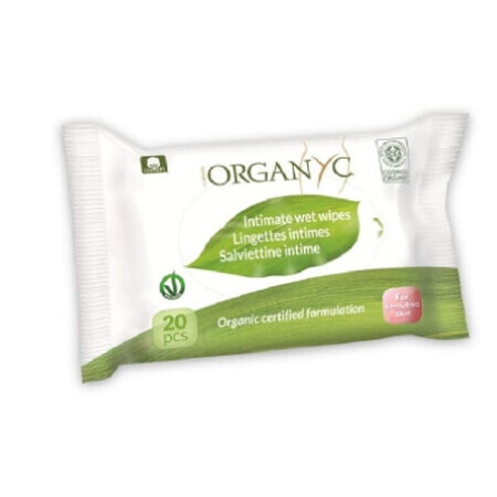 Organyc, Intima Lingettes hygiéniques, 20 pcs