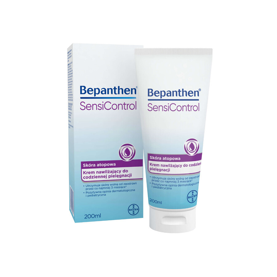 Bepanthen SensiControl Feuchtigkeitscreme für atopische Haut, 200 ml