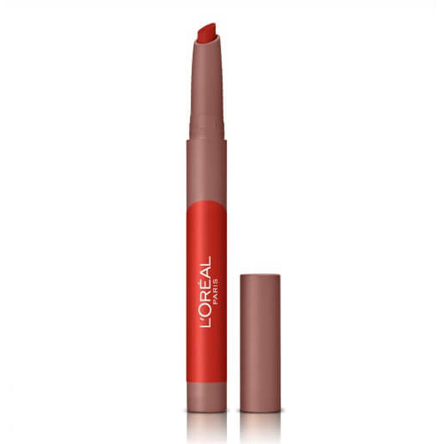 L Oréal Paris Infallible Matte Matte Lip Crayon Rossetto 110 Caramel Rebel, 1,3g