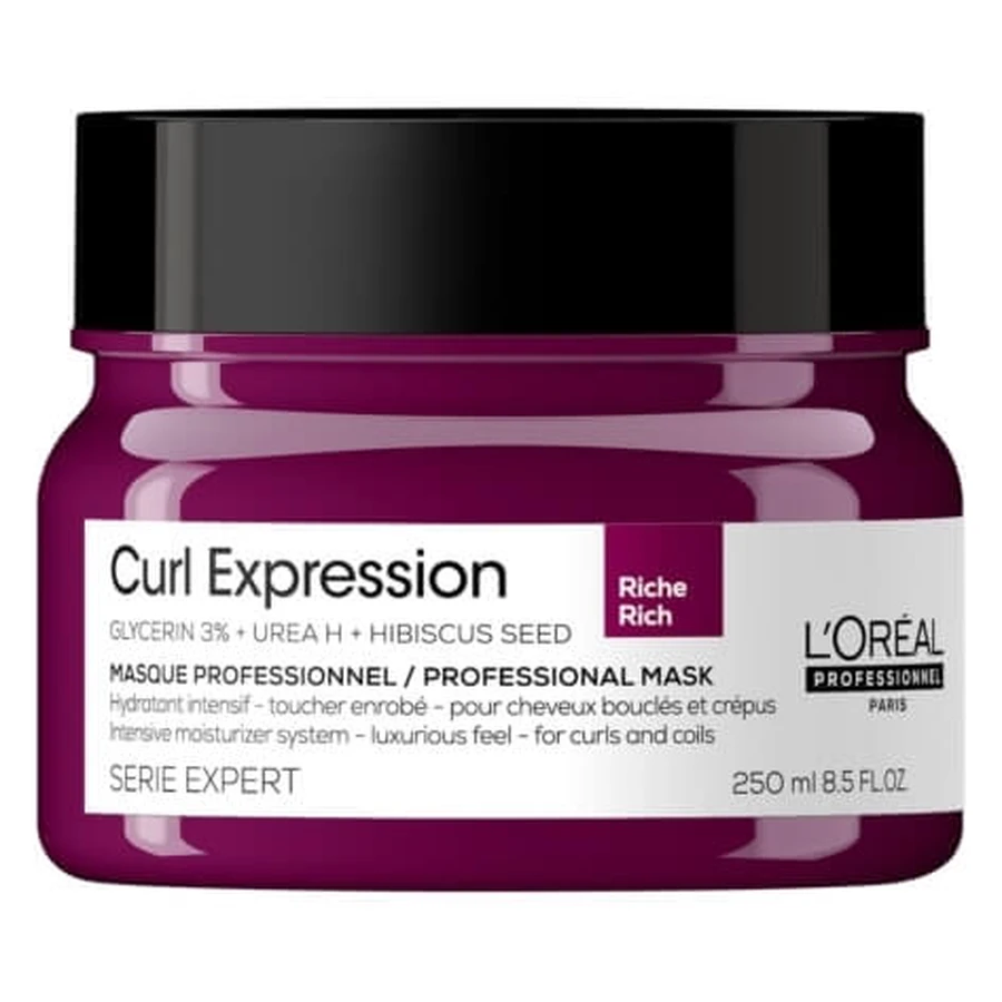 L'Oreal Professionnel Serie Expert Krul Expressie Rijk Intensief Hydraterend Masker voor Krullend Haar, 250ml