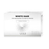 Anti graues Haar Behandlung für Männer Weißes Haar, 40 Fläschchen, Labo
