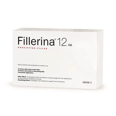 Intensiv-Füllerbehandlung Fillerina 12HA Verdichtende GRAD 4, 14 + 14 Dosen, Labo