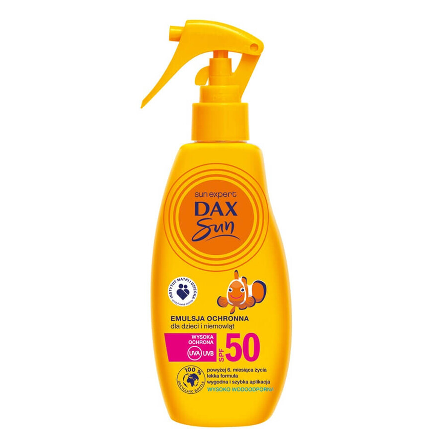 Dax Sonnenschutz-Emulsion für Babys und Kinder SPF50, 200ml