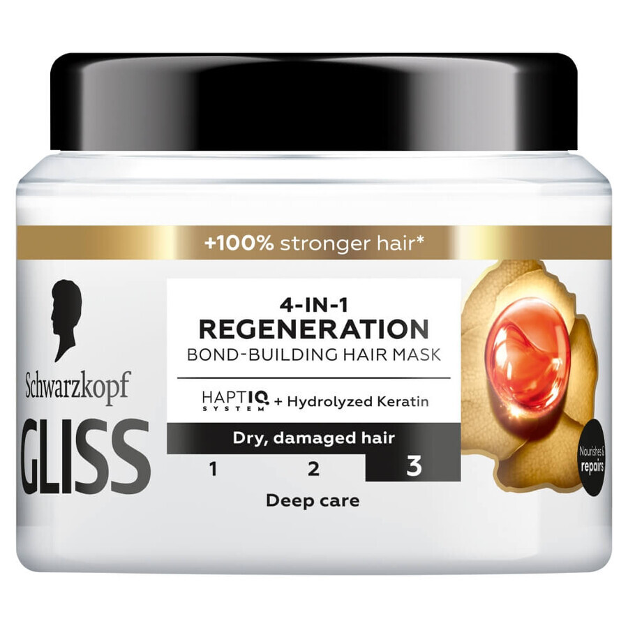 Gliss mascarilla regeneradora 4 en 1 400ml