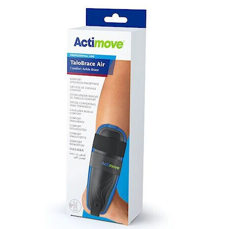 Actimove Knöchel-Armband Schwarz Links Größe L/XL