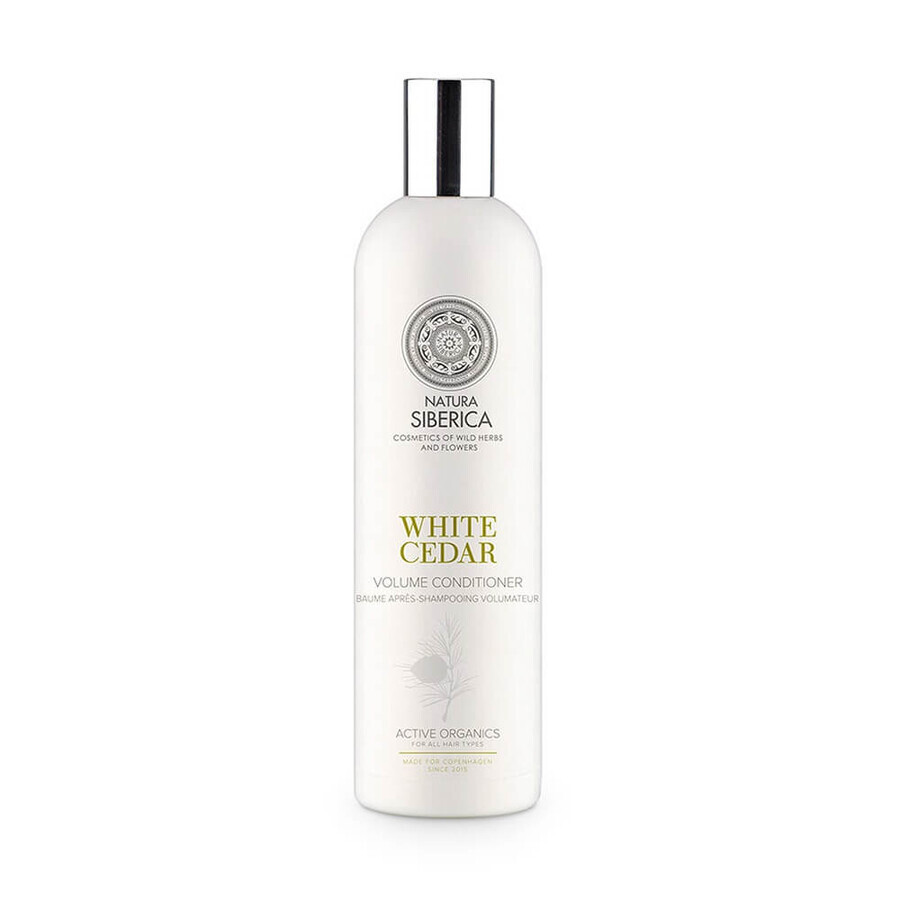 Balsamo per capelli Natura Siberica Cedro Bianco Cedro Bianco per il volume, 400ml