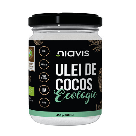 Ulei de cocos Extra Virgin Ecologic, 450 g, Niavis