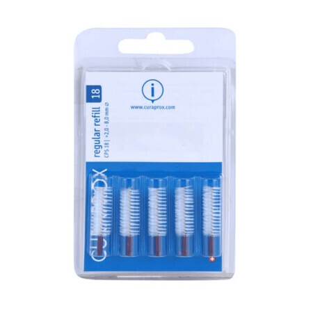 Curaprox CPS 18 Brosses à dents interdentaires régulières 5 pcs.