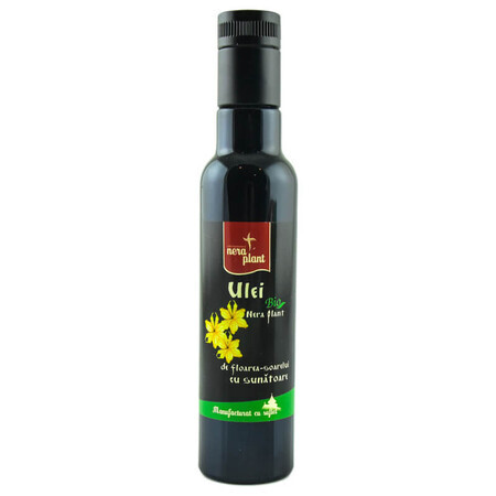 Ulei de floarea soarelui cu sunatoare BIO, 250 ml, Nera Plant