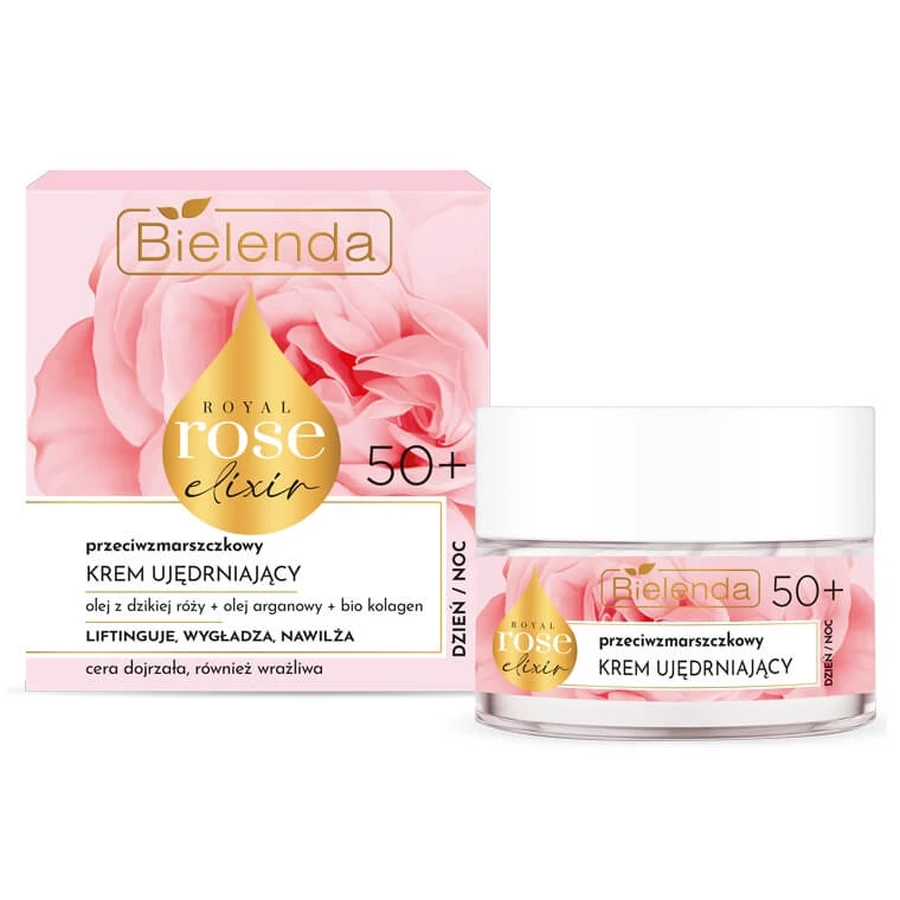 Bielenda Royal Rose Elixir Anti-Rimpel Verstevigende Crème 50+, 50ml