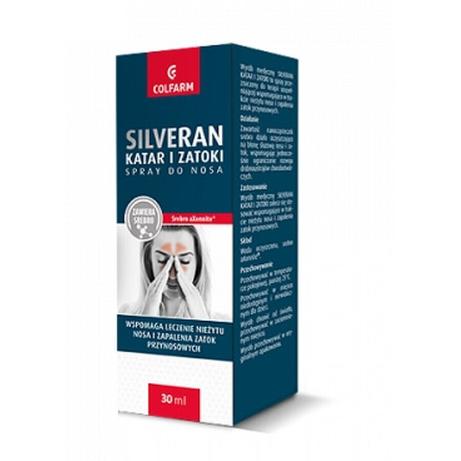 Silveran Nasenspray, 30 ml - Lang anhaltend!