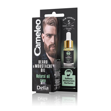 Cameleo Men Beard amp; Moustache Oil, 10ml