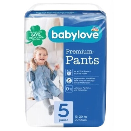 Babylove, Windeln, 13-20kg, 20 Stück