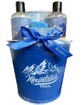 Aurora Geschenkset Mountains el 250 ml + Shampoo 250 ml + Salz 100g + Seife 100g + Sport Terry.