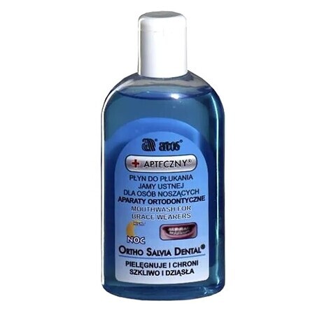 Ortho Salvia Dental Night Mundspülung für Zahnspangenträger 200ml