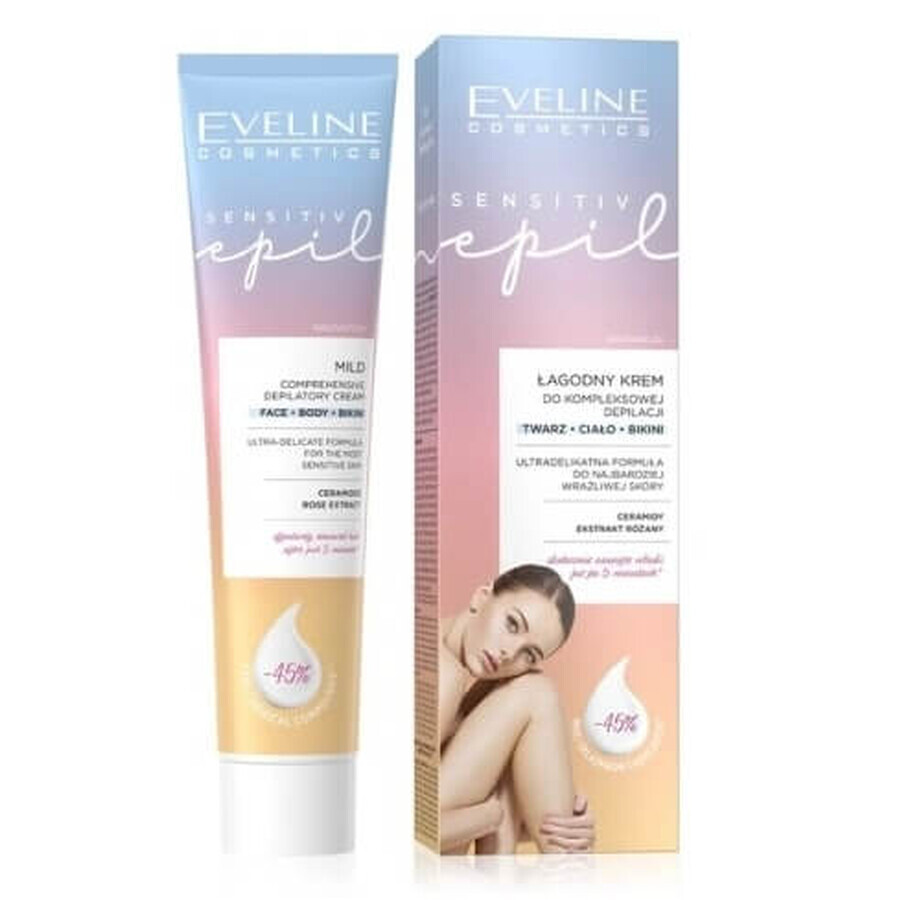 Eveline Sensitive Epil agile komplette Epiliercreme, 125 ml