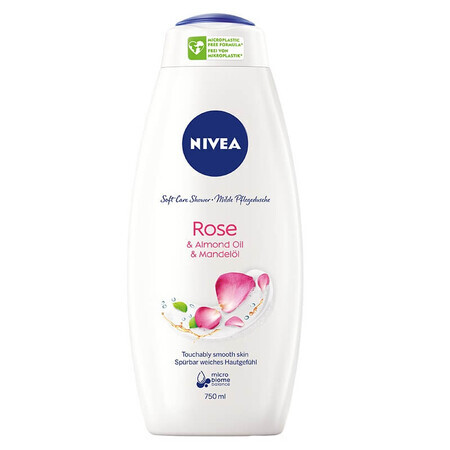 Nivea Rose & Almond Gel doccia, 750ml