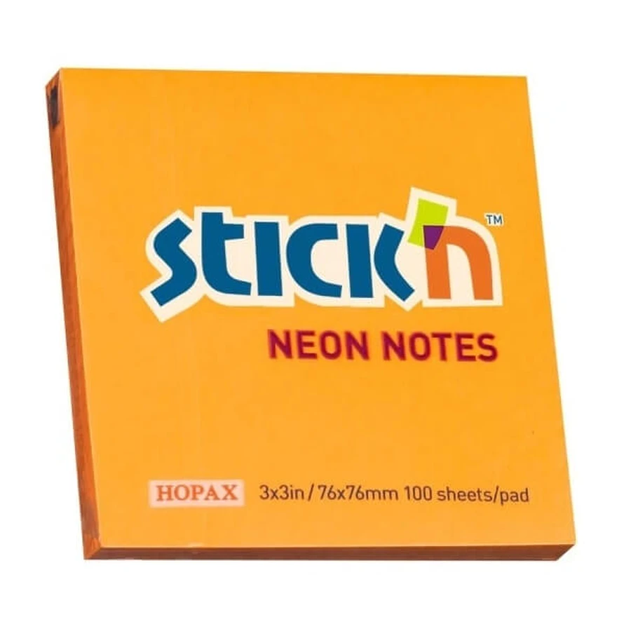 Neonorange Haftnotizen 76x76mm