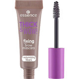 Essence Thick & Wow! Mascara fissante per sopracciglia 01 Biondo Caramello, 6ml