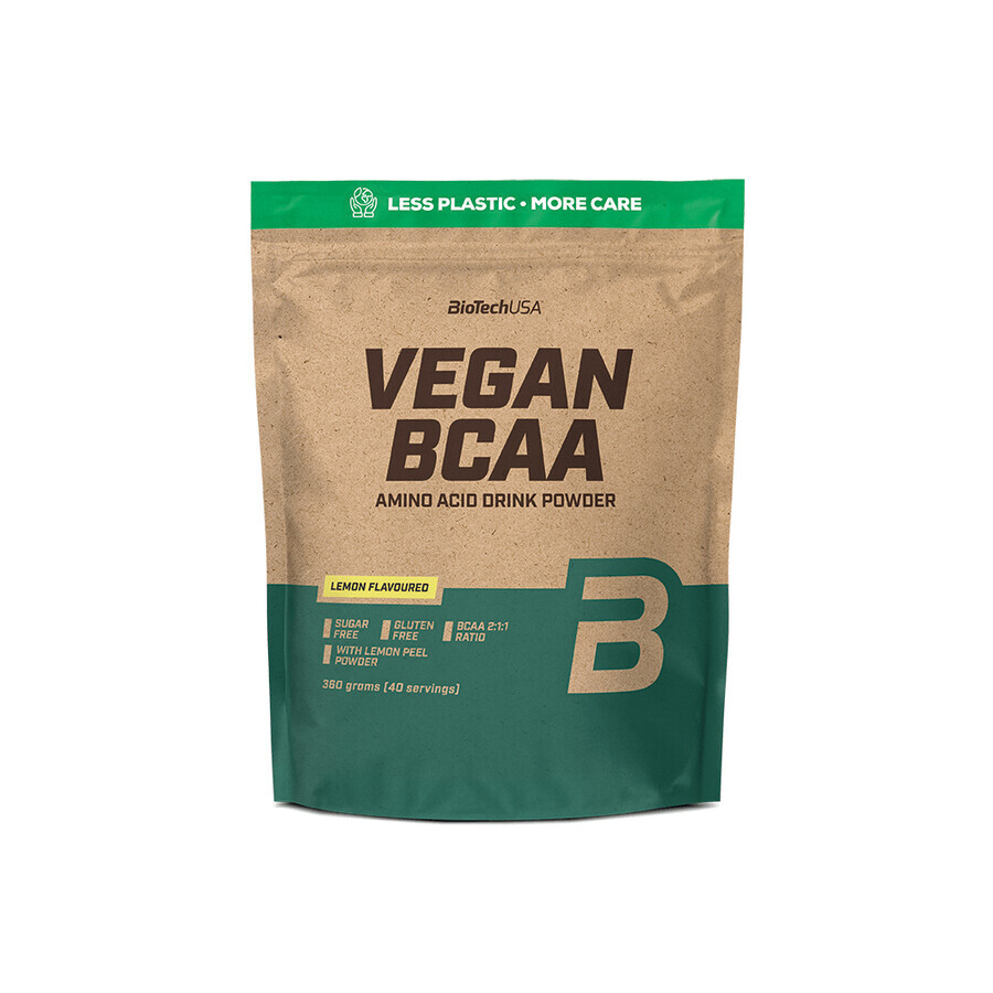Vegane BCAA Zitrone, 360 Gramm, BioTechUSA