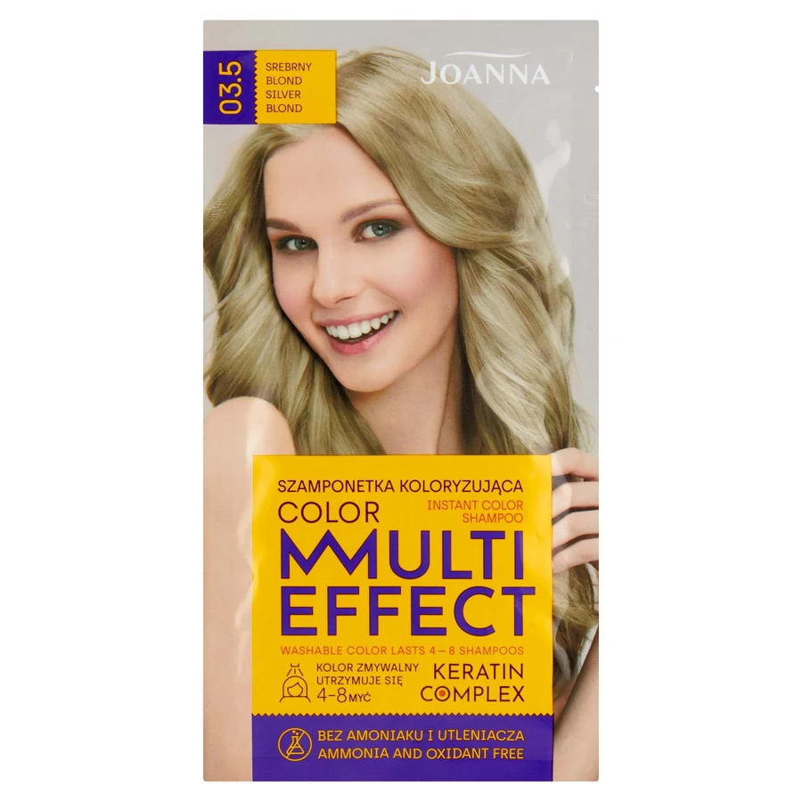 Șampon Joanna Multi Effect Color 03.5 Blond argintiu, 35g