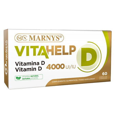 Vitahelp Vitamin D 4000IU, 60 Kapseln, Marnys