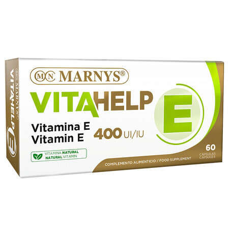 Vitahelp Vitamina E 400UI, 60 capsule, Marnys