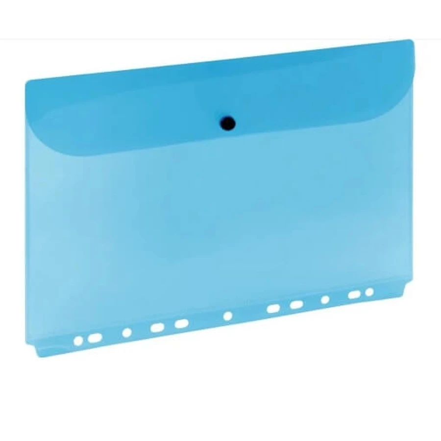 Cartella A4 con cerniera, blu