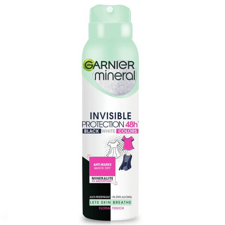 Garnier Mineral Invisible Protection Floral Touch Antiperspirant Spray, 150ml