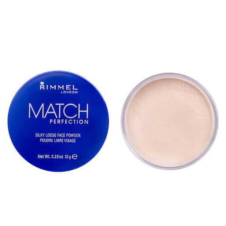 Rimmel Match Perfection Seidiger loser Puder 001 Klar, 10g