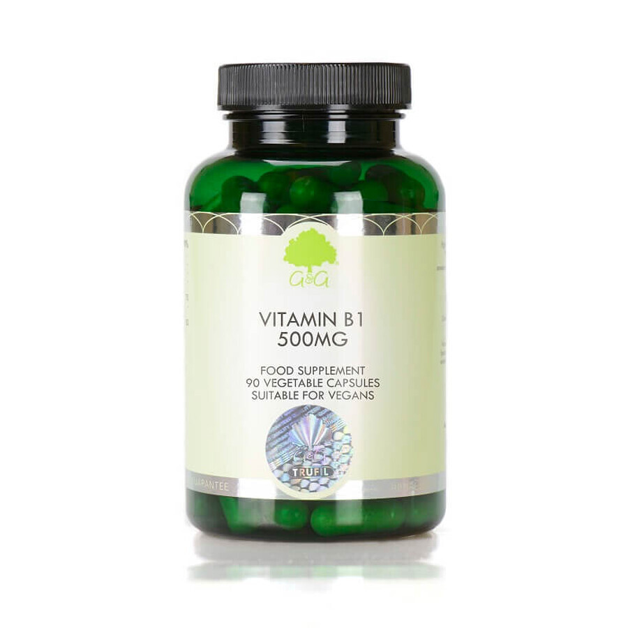 Vitamina B1 Tiamina 500mg, 90 capsule, G&G