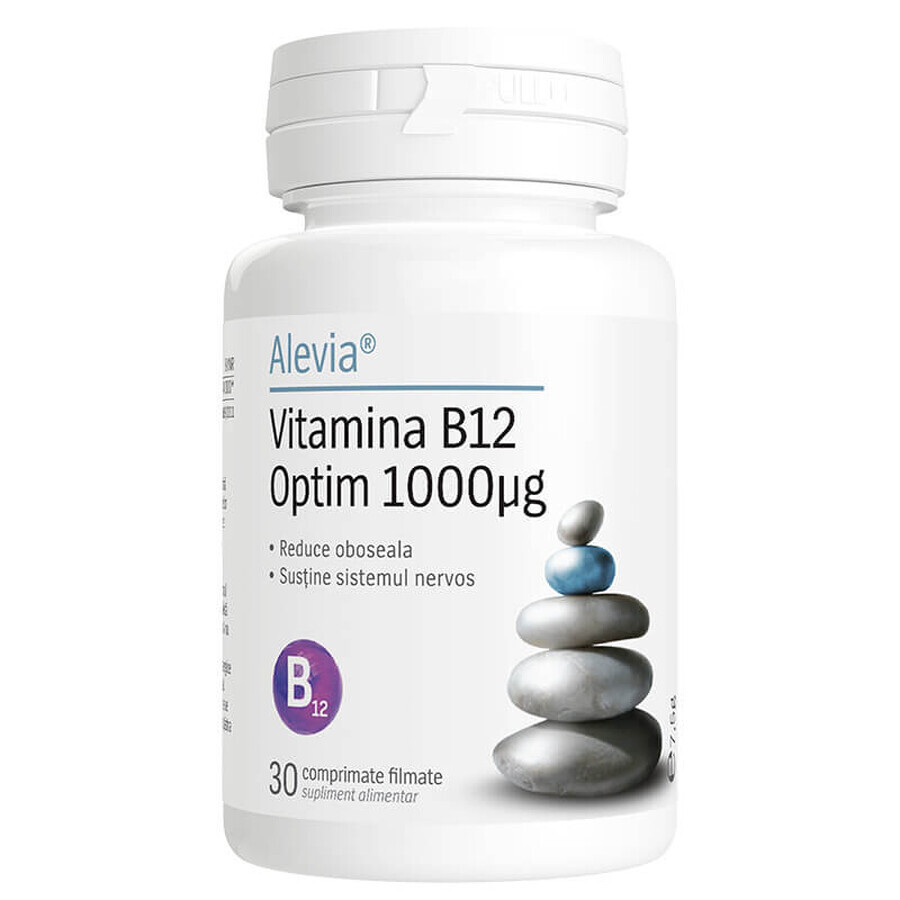Vitamin B12 Optim 1000 mcg, 30 Kapseln, Alevia